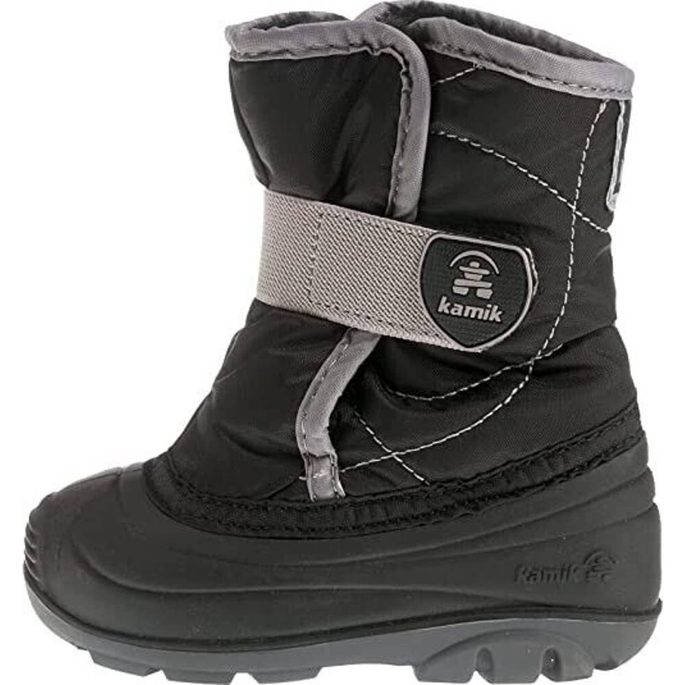 Kamik Unisex Child Snowbug 3 Snow Boot Black Grey Size 6 Toddler L1-18-33